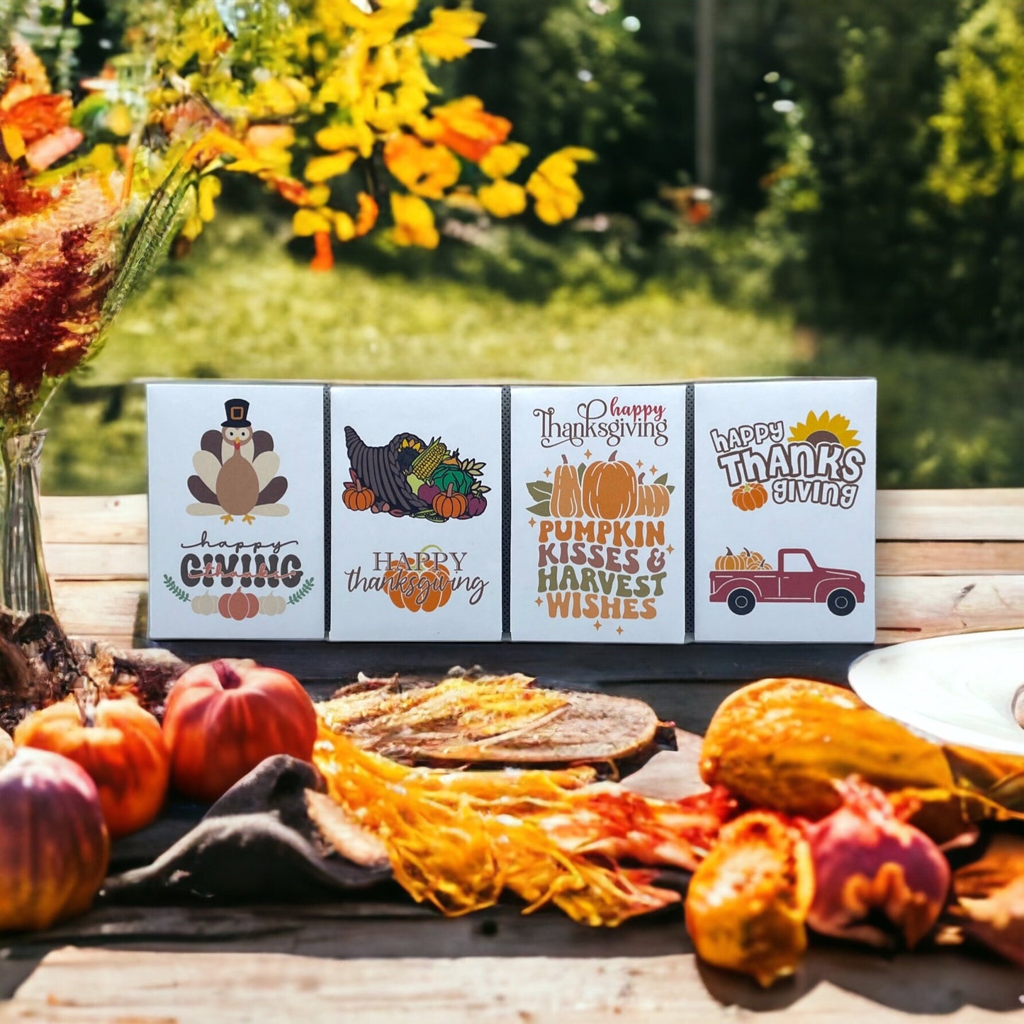 Seed Packages - Thanksgiving Themed for Party Favors - Includes 10 Packages of Seeds